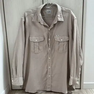 Lee 긴팔 셔츠 베이지