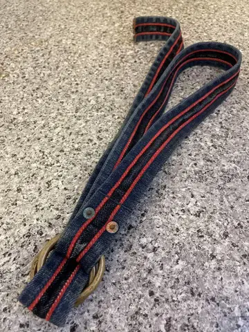 할리우드 런치마켓 블루블루 데님 벨트 M 사이즈