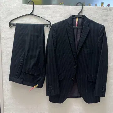 블랙 스트라이프 비즈니스 정장 세트