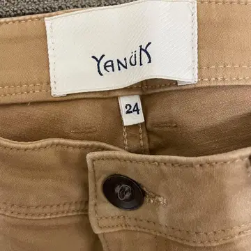 YANUK 스키니 데님 24 베이지
