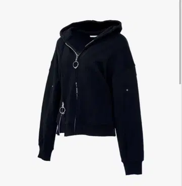 the red thread S w zip hoodie long black