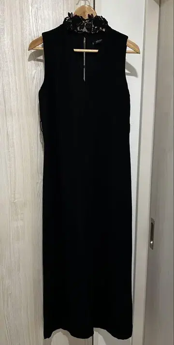 ZARA BASIC 초커풍 블랙 팬츠 드레스