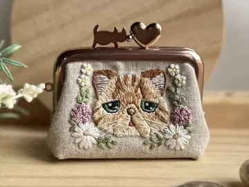손자수 고양이 모양 가마구치 브라운 태비 고양이 엑조틱 숏헤어