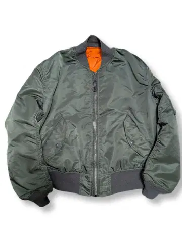 USA ALPHA MA-1 건메탈 계열 리버서블