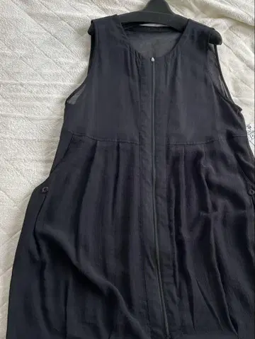 센소유니코 shop 블랙 베스트, 지퍼 포함