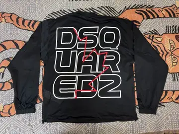 Daquared2 백 프린트 오버 사이즈 셔츠