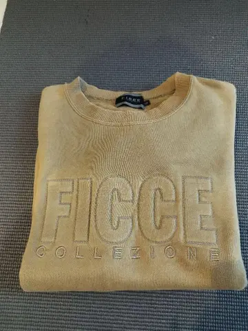 FICCE 베이지 트레이닝복 로고 자수