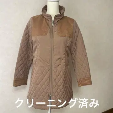 베이지 퀼팅 자켓