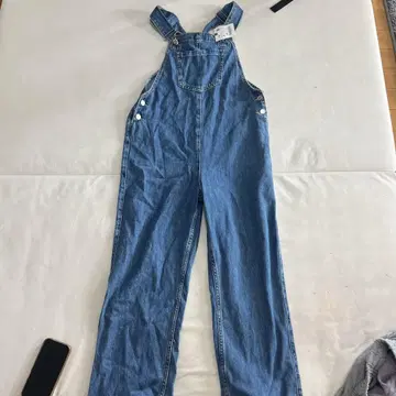 미사용 새상품 ZARA 데님 오버롤 여성용 살로펫 S