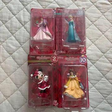 Happy 복권 DISNEY 크리스마스 오너먼트 복권 2024 4개 세트