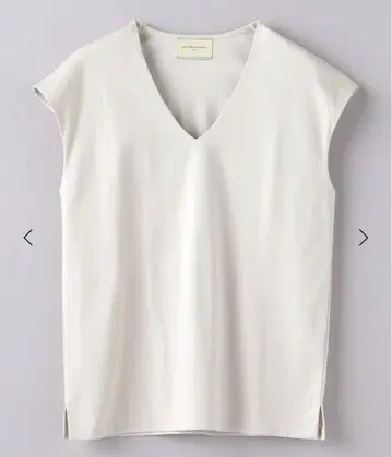 UNITED ARROWS V넥 슬리브리스 코튼 100%