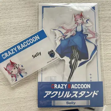 CRAZY RACCOON selly 로손 콜라보 아크릴 스탠드