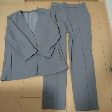 파자마 수트 그레이 셋업
