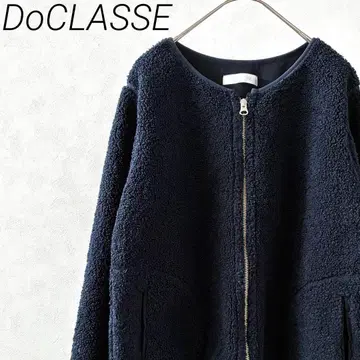 DoCLASSE 스마트 보아 노카라 자켓 집업 포켓 부착