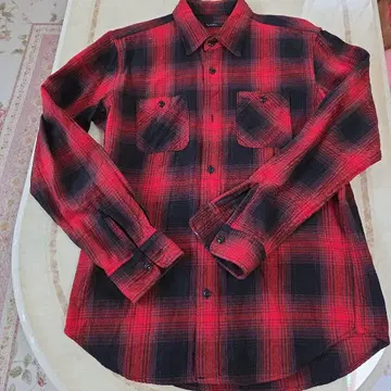 VINTAGE E.L. 체크 무늬 셔츠 사이즈 40
