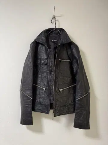 BEAMS BOY (여성용) 천연 가죽 라이더 자켓