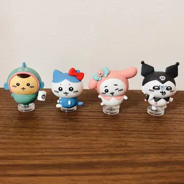 치이카와 x 산리오 캐릭터즈 키리 피규어 4세트