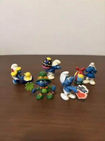 [ SMURF ] 스머프 PVC 5체 세트