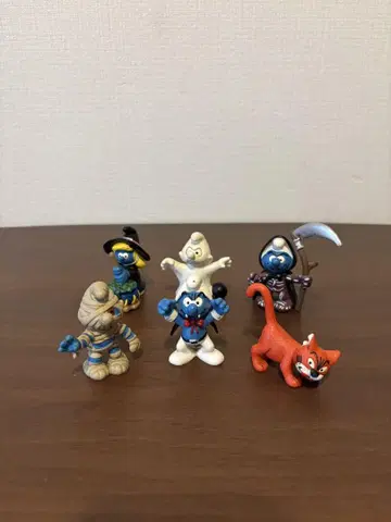 [ SMURF ] 스머프 PVC 할로윈 6체 세트