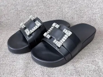 [미사용 새상품] 세르지오로시 SR JELLY 샌들 블랙