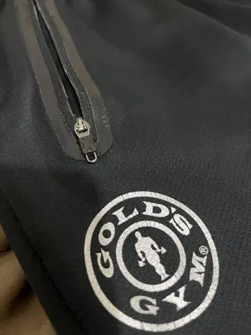 레어 GOLD'S GYM 2XU 콜라보 조거 팬츠 블랙