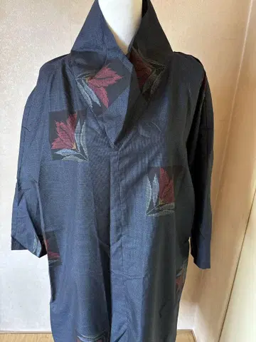 기모노 리메이크 오시마 명주 튜닉 원피스
