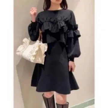 새상품 레어 스나이델 크롭 니트 셋업