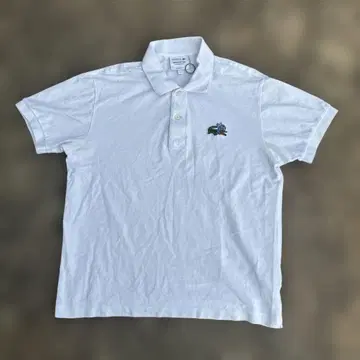 LACOSTE Netflix BRIDGERTON 콜라보 피케 셔츠 화이트