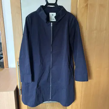 Semo 네이비 지퍼 코트