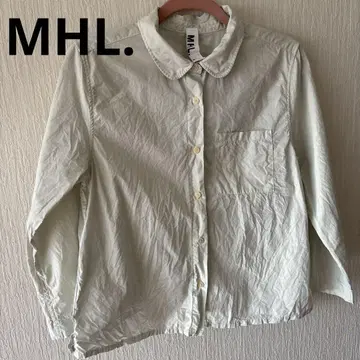 MHL. 라이트 그린 버튼업 셔츠