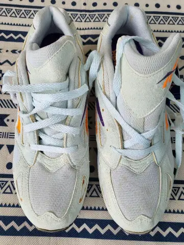 Reebok 스니커즈 9 (USA) 화이트/오렌지