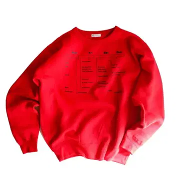 HERNEON I'm busy sweat Red M