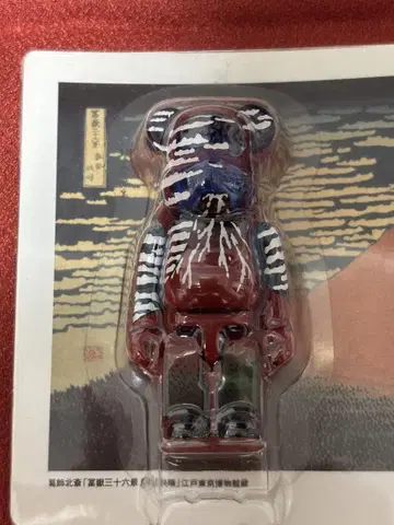 베어브릭 붉은 후지 가쓰시카 호쿠사이 후가쿠 36경 우키요에