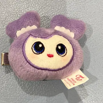 트와이스 기고 봉제인형 헤어핀 사나 리
