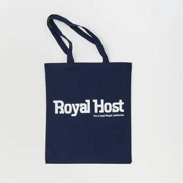 히라노 사키코 Royal Host 토트백 네이비