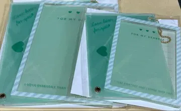 캐릭터 복권 후쿠야 러브 레터 그린 세트