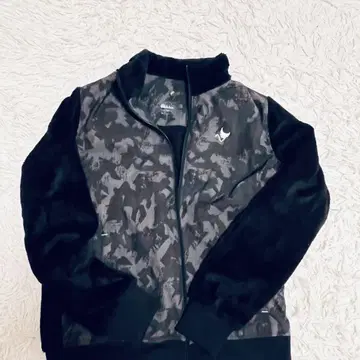 카모 패턴 플리스 자켓 크랭크 골프 M 사이즈 새상품급