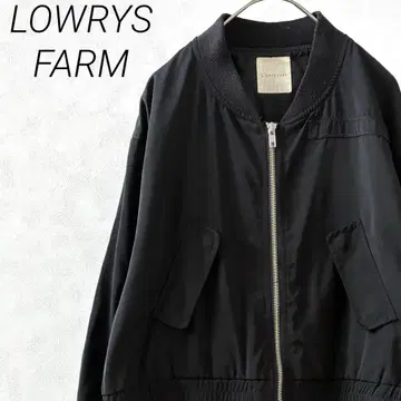 LOWRYS FARM MA-1 숏 기장 볼륨 소매 포켓 부착 빅
