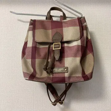 BLUE LABEL CRESTBRIDGE 체크 무늬 백팩