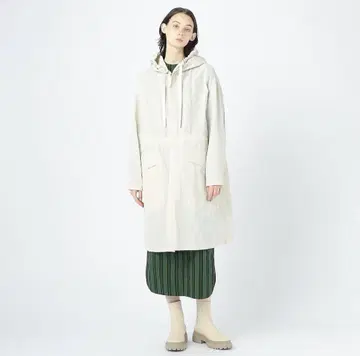 MACPHEE 맥피 코튼 폴리에스테르 메모리 그로그랭 모즈 코트