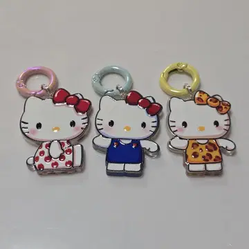 헬로키티 아크릴 키링 3종 세트