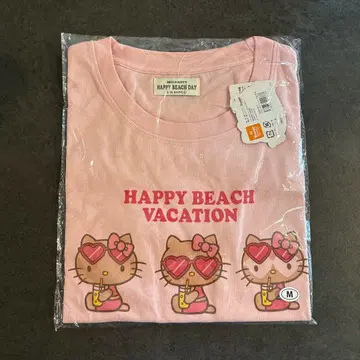 오키나와 일광화상 키티 크롭 T셔츠 M