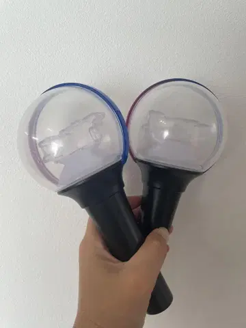 응원봉 파랑 빨간색 2개 세트