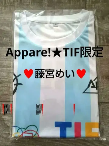 새상품 Appare! 아파레 TIF 한정판 T셔츠 후지미야 메이