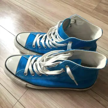 Converse All Star 블루 하이컷 스니커즈