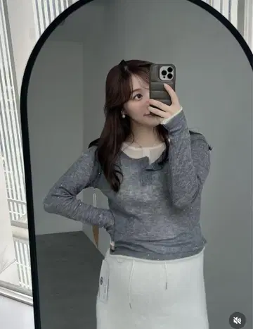 에메인 스이비 스팽글 니트 미사용 새상품