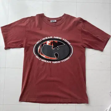 레어 컬러 WU WEAR 우탱크란 T셔츠 XL vintage