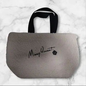 보아 사인 자수 토트 마리 퀀트 (MARY QUANT) 아이보리