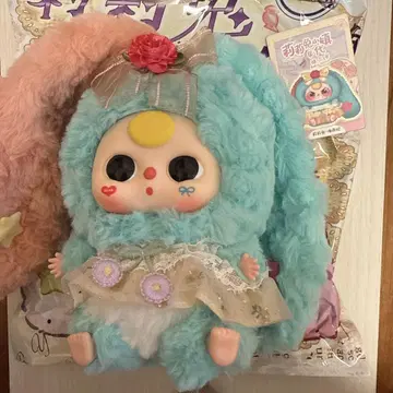 babythree 리리타운 4대째 토끼 봉제 인형 옆눈