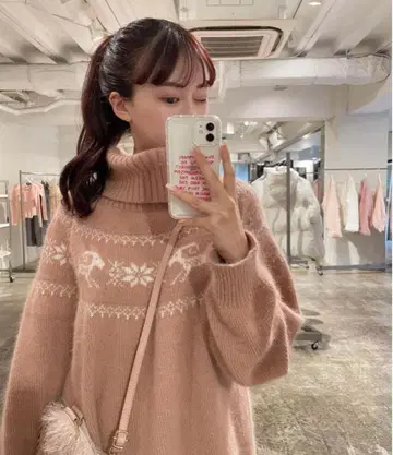 muguet highneck nordic knit